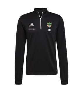 adidas Entrada 22 HalfZip Sweatshirt Schwarz