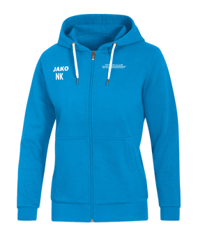 JAKO Base Kapuzenjacke Damen Blau F89