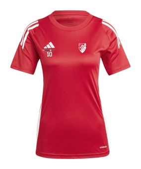 adidas Tiro 24 Trikot Damen Rot Weiss