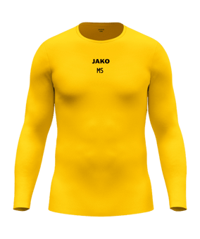 JAKO Function Longsleeve T-Shirt Gelb F623