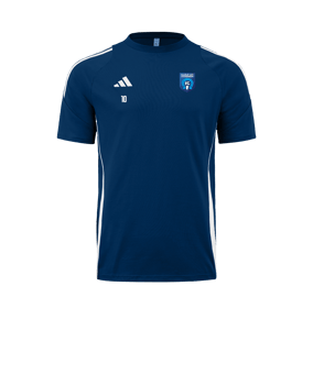 T-shirt adidas Tiro 24 bleu blanc 