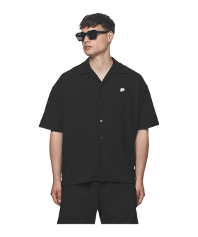 Pegador Libco Structured Knit Hemd Schwarz - schwarz