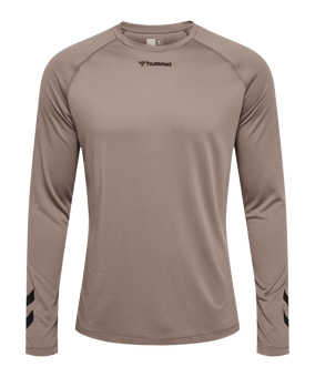Hummel Mt Bow L/S T-Shirt Braun F1452 - braun