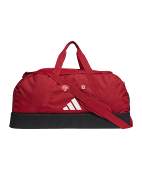 adidas Tiro League Duffel Bag Gr. L Rot Weiss