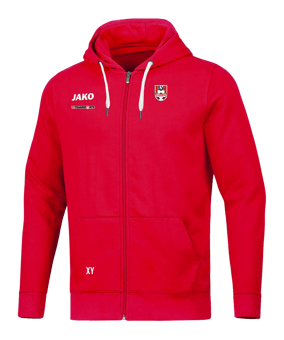 JAKO Base Kapuzenjacke Rot F01