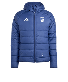adidas Tiro 24 Winterjacke Blau Weiss