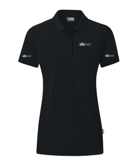 JAKO Organic Polo Shirt Damen Schwarz F800