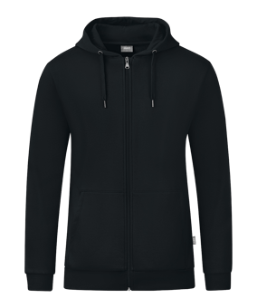 JAKO Organic Kapuzenjacke Schwarz F800