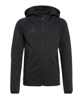 adidas Tiro Travel Hoody Kids Schwarz - schwarz