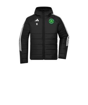 Veste d'hiver adidas Tiro 24 enfants noir blanc 