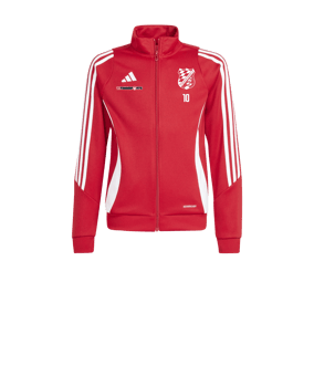 adidas Tiro 24 Trainingsjacke Kids Rot Weiss