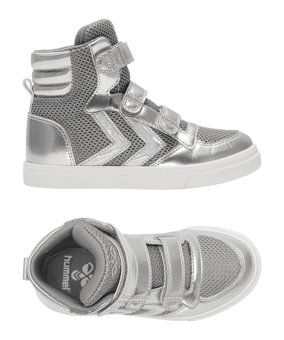 Hummel Stadil Glitter Sneaker Kids Grau F1100 - grau