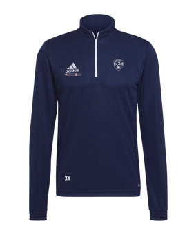 adidas Entrada 22 HalfZip Sweatshirt Blau