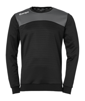 Kempa Emotion 2.0 Sweatshirt Kids Schwarz Grau F01 - schwarz