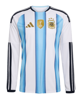 adidas Argentinien Trikot Langarm Home WM 2026 Weiß - weiss
