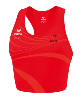 Erima Racing Sport-BH Damen Rot