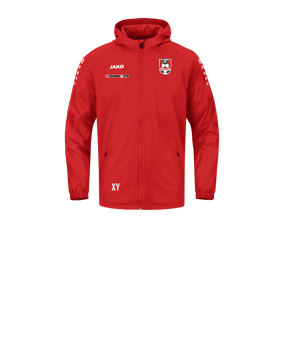 JAKO Team 2.0 Allwetterjacke Kids Rot F100