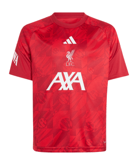 adidas FC Liverpool Pre Match Trikot 2026/2027 Kids Rot - rot