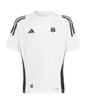 adidas Tiro 24 Trikot Kids Weiss Schwarz