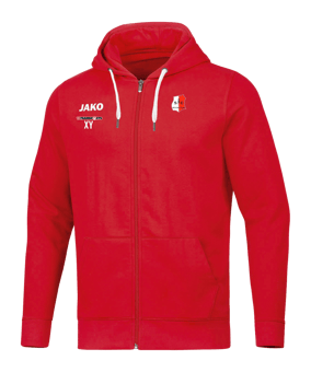 JAKO Base Kapuzenjacke Kids Rot F01