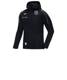 JAKO Classico Kapuzenjacke Kids Schwarz F08