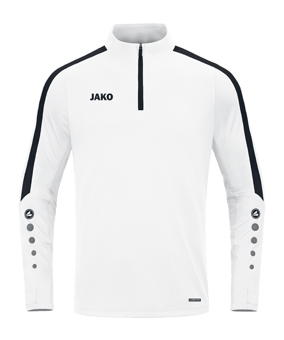 JAKO Power Sweatshirt Weiss Schwarz F000 - weiss