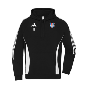 adidas Tiro 24 Hoody Schwarz Weiss