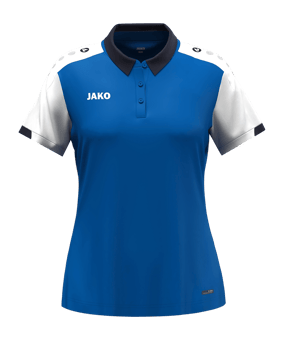 JAKO Dynamic Polo Damen Blau F405 - blau