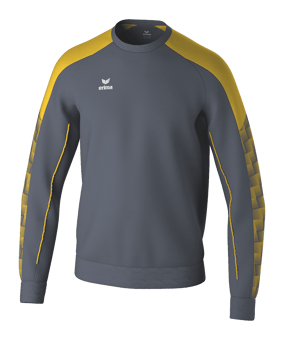 Erima Evo Star Sweatshirt Grau Fslategreygelb - grau