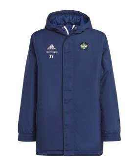 adidas Entrada 22 Stadium Jacke Kids Blau