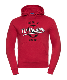 TV NEULER Hoodie Vintage Ball MCMXXI (RED) - rot