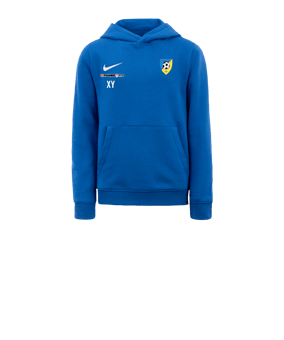 Nike Park 20 Fleece Hoody Kids Blau Weiss F463