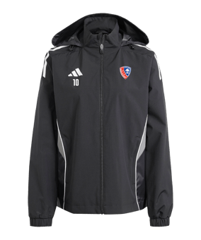 adidas Tiro 25 Competition Regenjacke Damen Schwarz