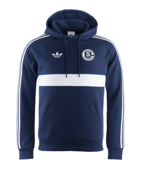 adidas Originals FC Schalke 04 Veste à capuche Bleu - bleu