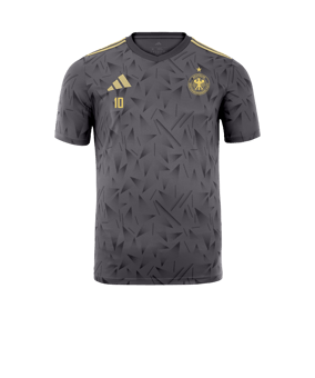 adidas Team Icon 25 Trikot Schwarz Gold