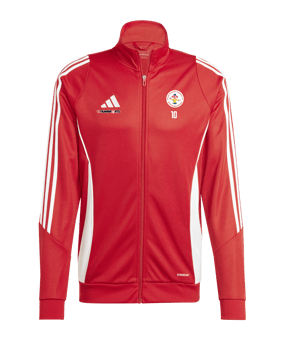 adidas Tiro 24 Trainingsjacke Rot Weiss