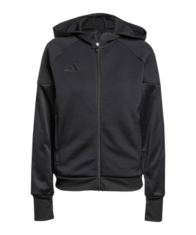 adidas Tiro 25 Travel Kapuzenjacke Damen Schwarz - schwarz