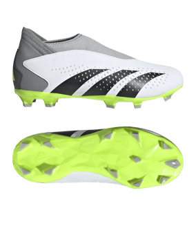 adidas Predator Accuracy.3 LL FG Crazyrush Kids Weis Schwarz Gelb - weiss