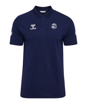 Hummel Go 2.0 Chevron Polo Blau F7026