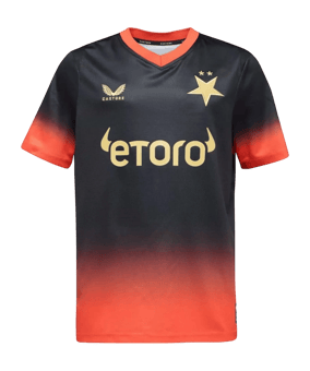 Castore SK Slavia Prag Trikot Away 2026/2027 Kids Schwarz