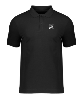 Stanley & Stella Merch Prepster 2.0 Polo Schwarz | #justlogo1c