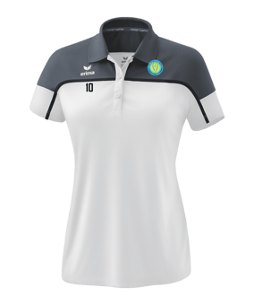 Erima Change by Poloshirt Damen Weiss Grau 