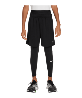 Nike 24 Tight Kids Schwarz F010 - schwarz