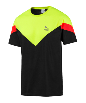 PUMA MCS Tee Slim T-Shirt Schwarz F01 - schwarz