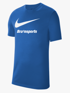 Nike Park 20 T-Shirt Swoosh Blau Weiss F463