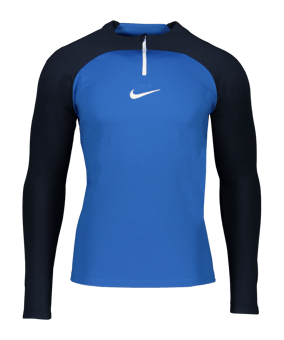 Nike Academy Pro Drill Top Blau Weiss F463 - blau