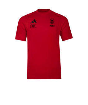 adidas Tiro Travel T-Shirt Rot