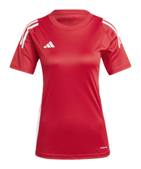 adidas Tiro 24 Trikot Damen Rot Weiss - rot