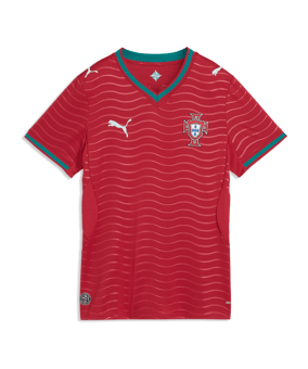 PUMA FPF Portugal Replica Maillot Home 2006 Femmes Rouge C01 - rouge