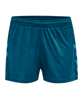 Hummel hmlCORE XK Poly Short Damen Blau F7058 - blau